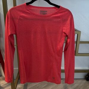 Level 8 workout Crewneck Long Sleeve T-Shirt Bright Pink